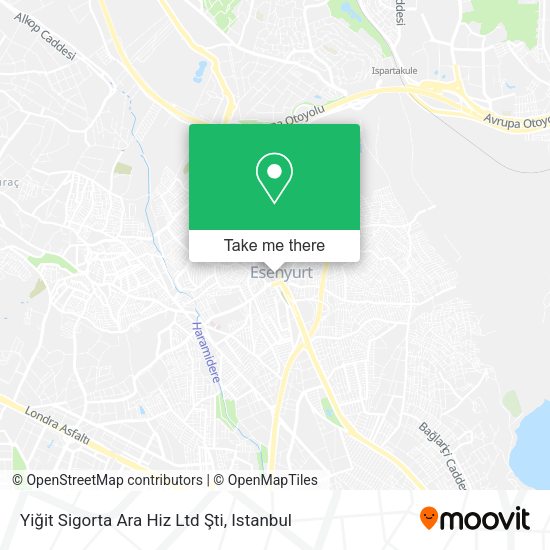 Yiğit Sigorta Ara Hiz Ltd Şti map