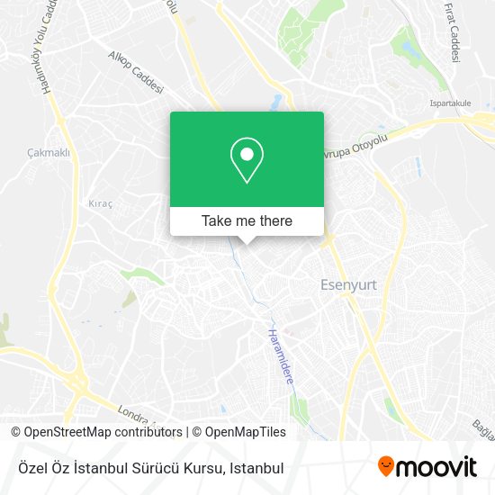 Özel Öz İstanbul Sürücü Kursu map