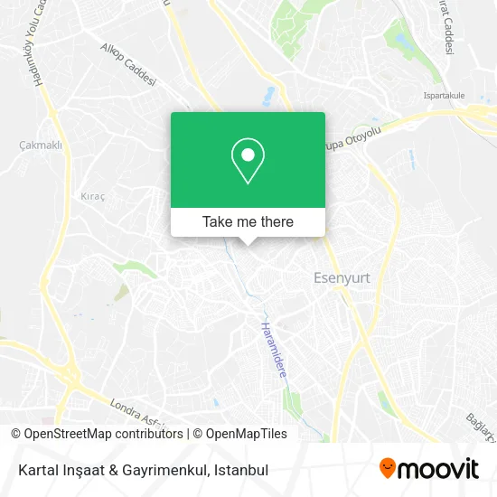 Kartal Inşaat & Gayrimenkul map