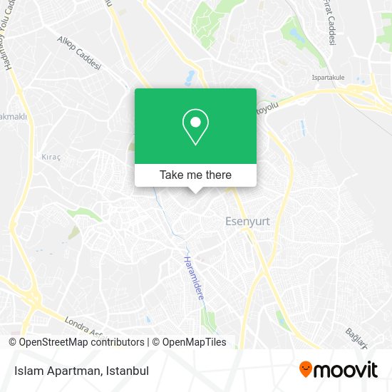 Islam Apartman map