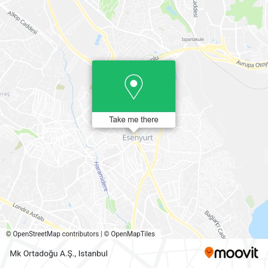 Mk Ortadoğu A.Ş. map