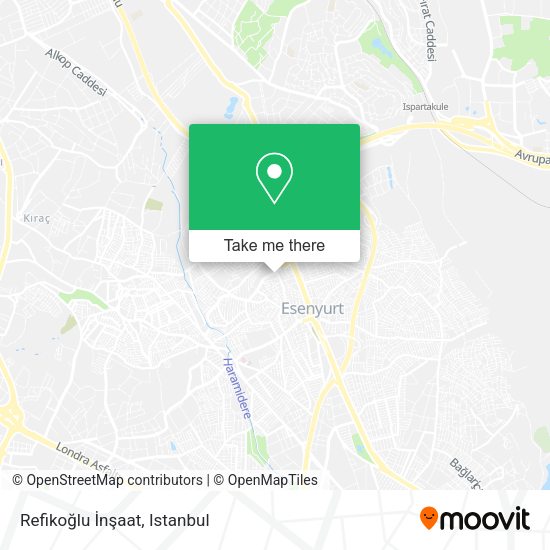 Refikoğlu İnşaat map