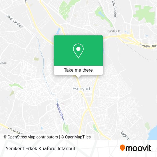 Yenikent Erkek Kuaförü map
