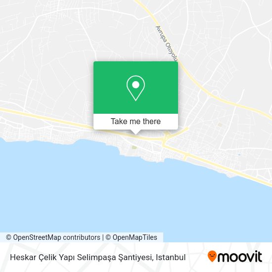 Heskar Çelik Yapı Selimpaşa Şantiyesi map