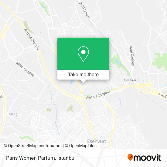 Parıs Women Parfum map