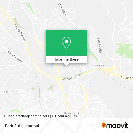 Park Bufe map