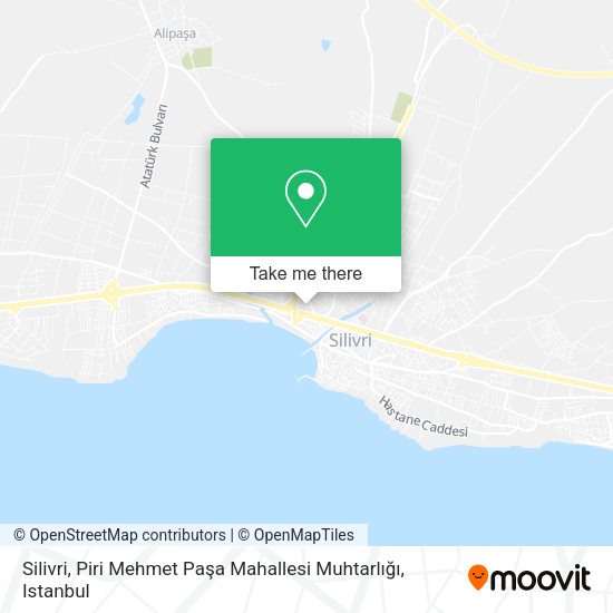 Silivri, Piri Mehmet Paşa Mahallesi Muhtarlığı map
