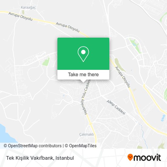 Tek Kişilik Vakıfbank map