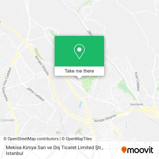 Mekisa Kimya San ve Diş Ticaret Limited Şti. map