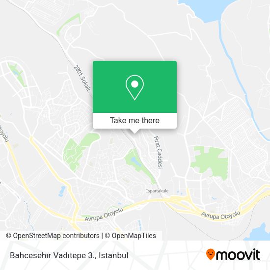 Bahcesehır Vadıtepe 3. map