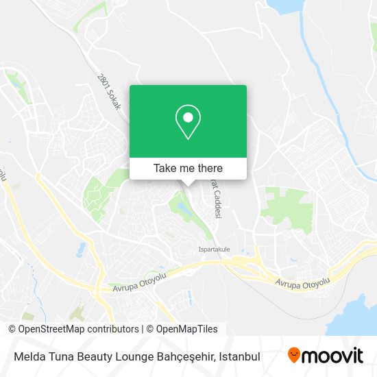 Melda Tuna Beauty Lounge Bahçeşehir map