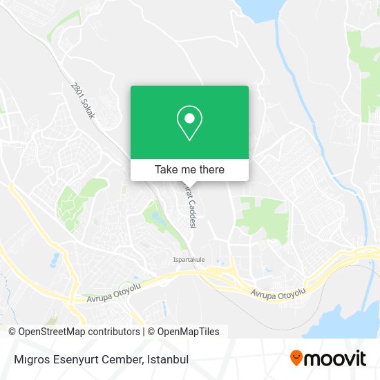 Mıgros Esenyurt Cember map