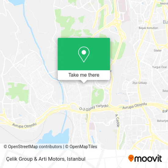 Çelik Group & Arti Motors map