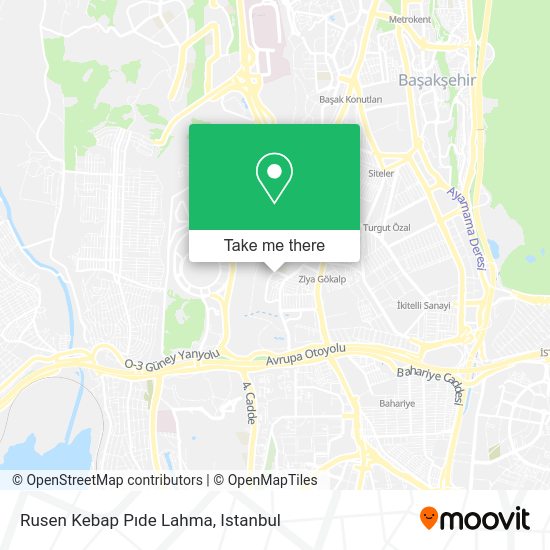 Rusen Kebap Pıde Lahma map