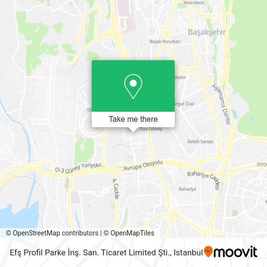 Efş Profil Parke İnş. San. Ticaret Limited Şti. map