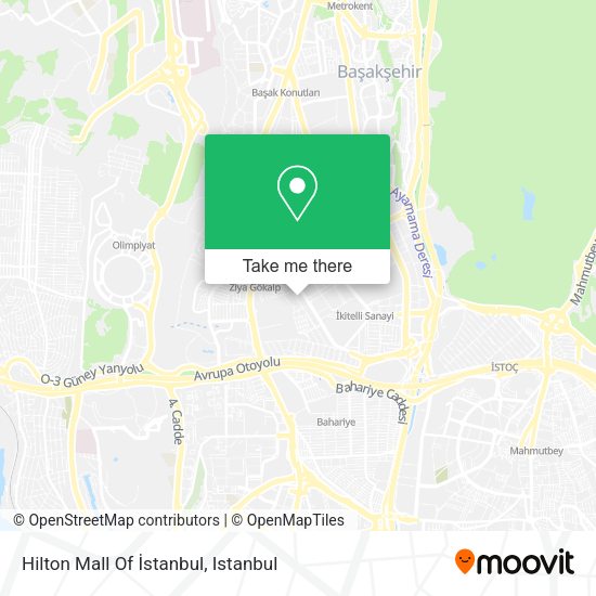 Hilton Mall Of İstanbul map