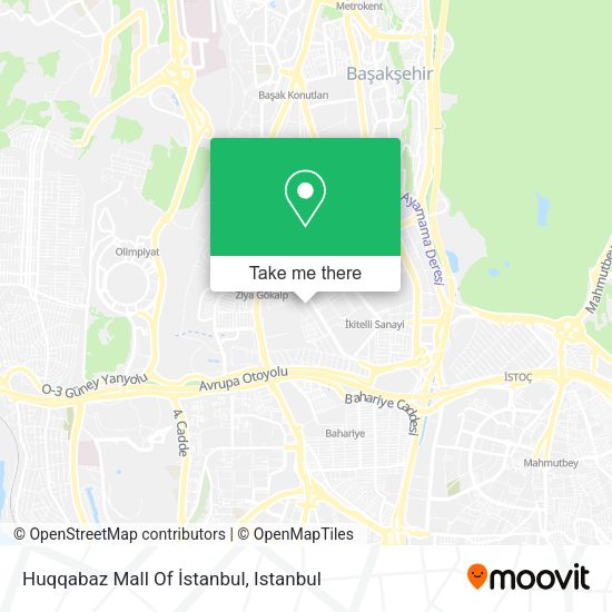 Huqqabaz Mall Of İstanbul map