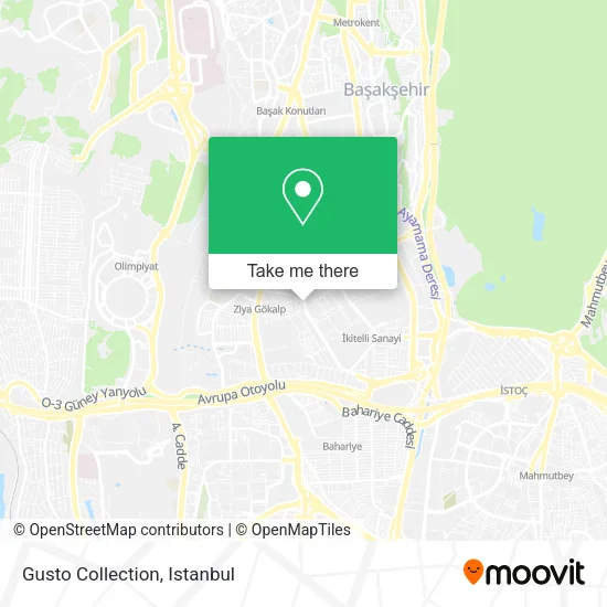 Gusto Collection map