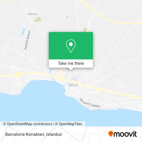 Barcelona Konaklari map
