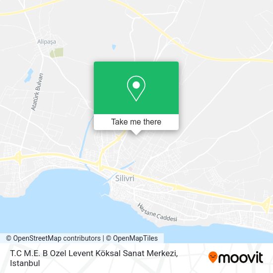 T.C M.E. B Ozel Levent Köksal Sanat Merkezi map
