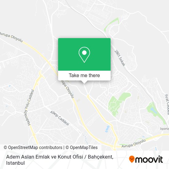 Adem Aslan Emlak ve Konut Ofisi / Bahçekent map