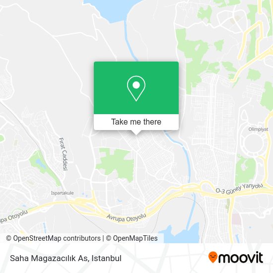 Saha Magazacılık As map