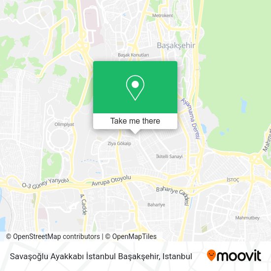Savaşoğlu Ayakkabı İstanbul Başakşehir map