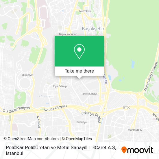 Poli̇Kar Poli̇Üretan ve Metal Sanayi̇ Ti̇Caret A.Ş map