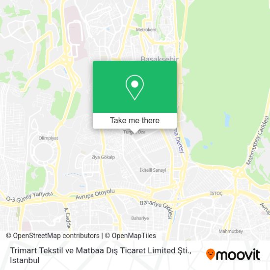 Trimart Tekstil ve Matbaa Dış Ticaret Limited Şti. map