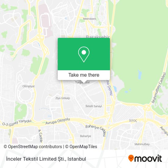İnceler Tekstil Limited Şti. map