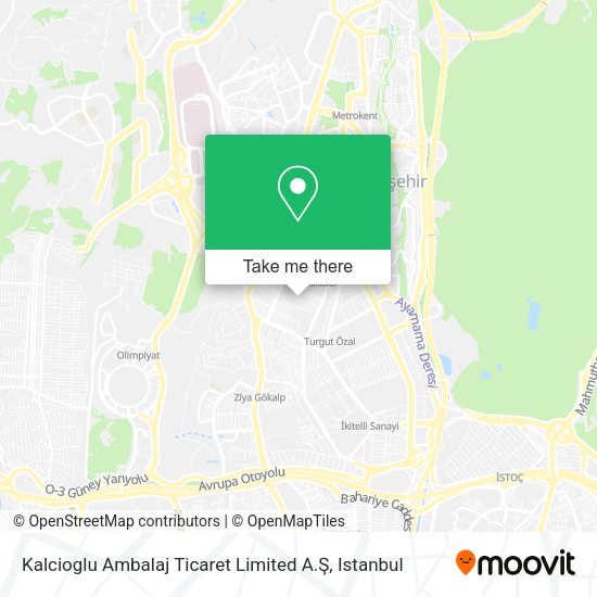 Kalcioglu Ambalaj Ticaret Limited A.Ş map