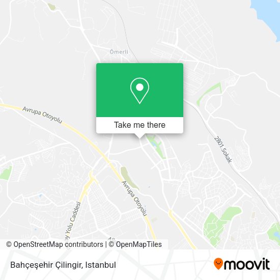 Bahçeşehir Çilingir map