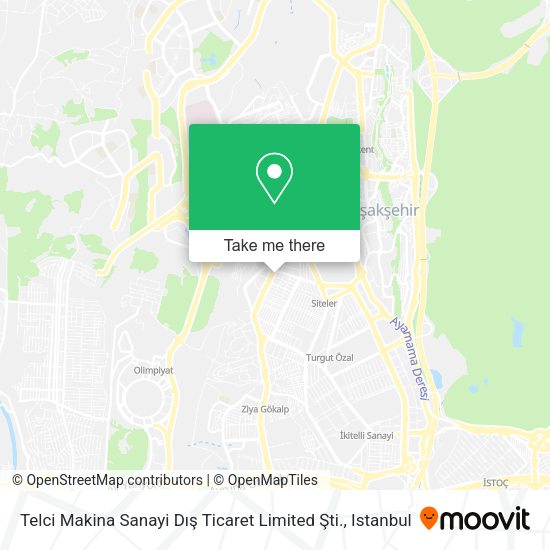 Telci Makina Sanayi Dış Ticaret Limited Şti. map
