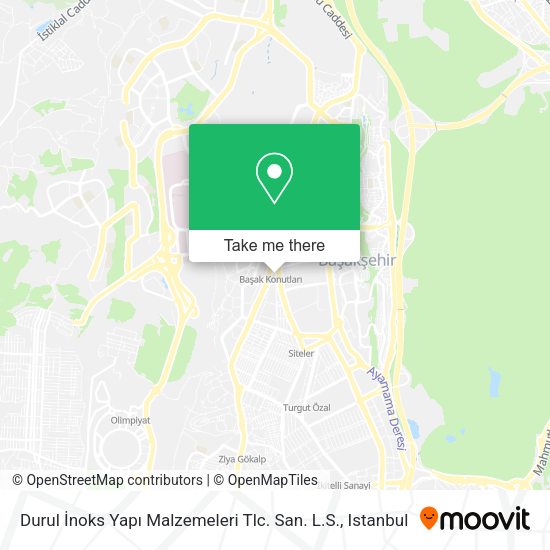 Durul İnoks Yapı Malzemeleri Tlc. San. L.S. map