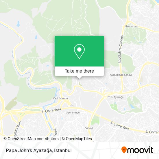 Papa John's Ayazağa map