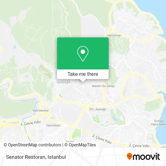 Senator Restoran map