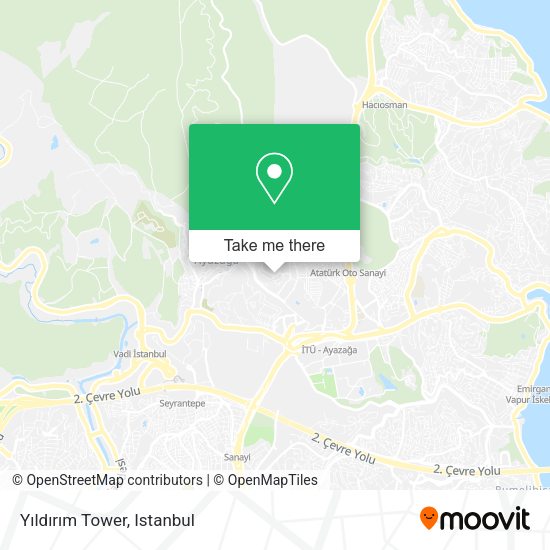 Yıldırım Tower map