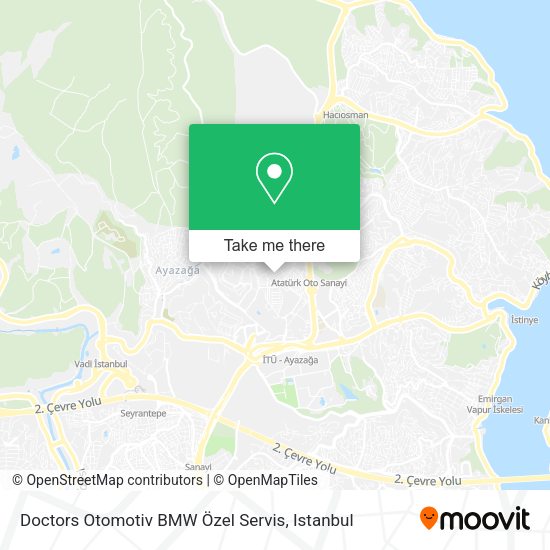 Doctors Otomotiv BMW Özel Servis map