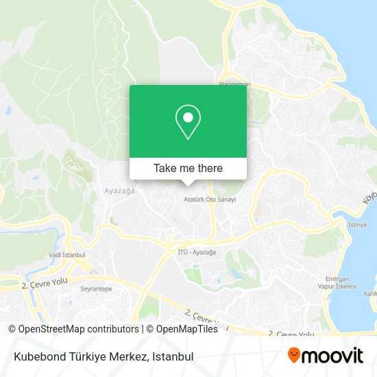 Kubebond Türkiye Merkez map
