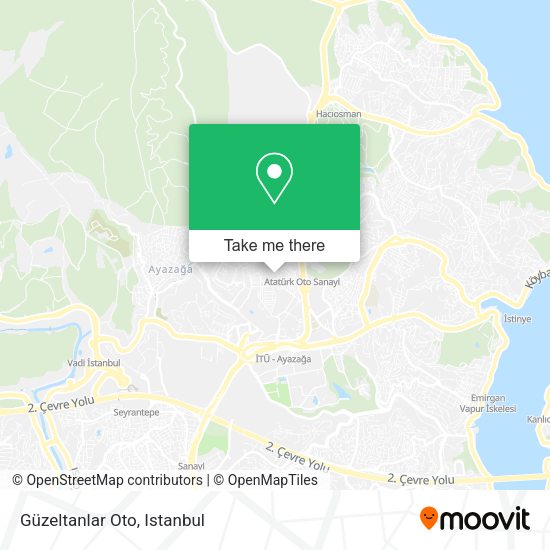 Güzeltanlar Oto map