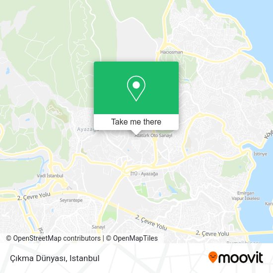 Çıkma Dünyası map