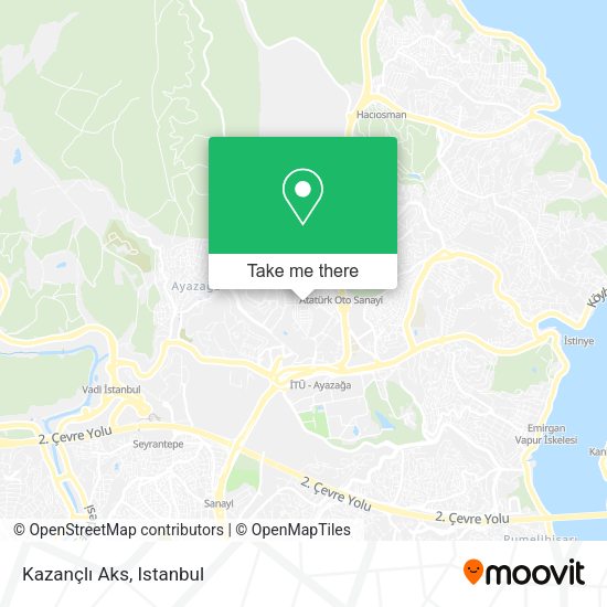 Kazançlı Aks map