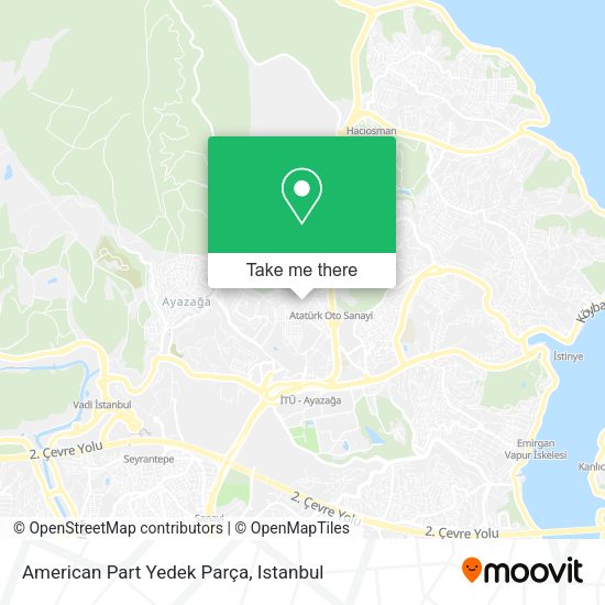 American Part Yedek Parça map