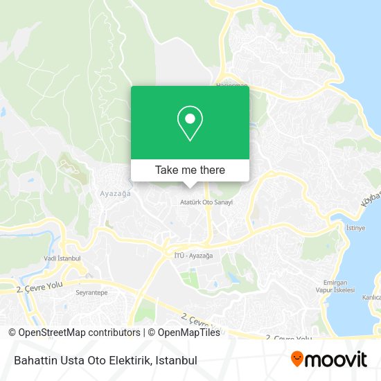 Bahattin Usta Oto Elektirik map