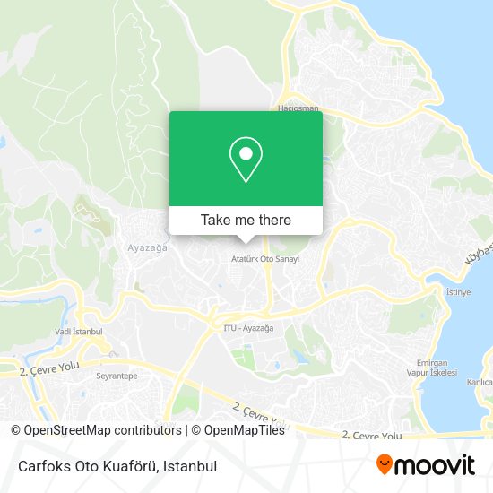 Carfoks Oto Kuaförü map