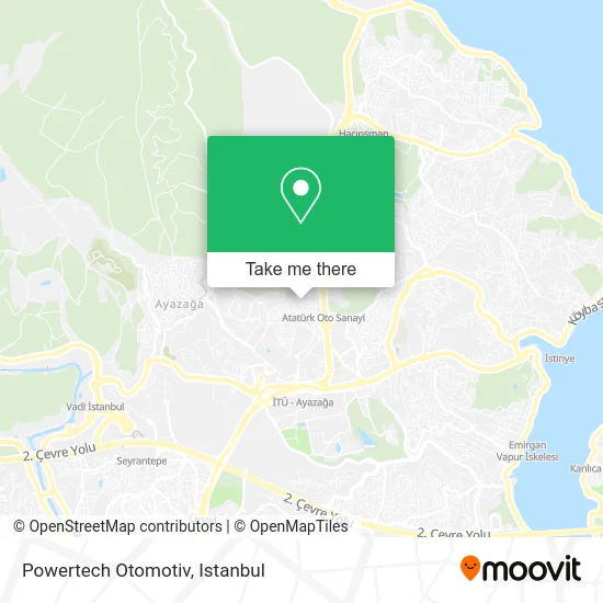 Powertech Otomotiv map