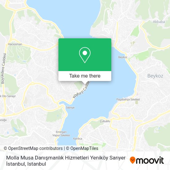 Molla Musa Danışmanlık Hizmetleri Yeniköy Sarıyer İstanbul map