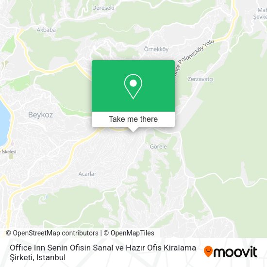 Offıce Inn Senin Ofisin Sanal ve Hazır Ofis Kiralama Şirketi map