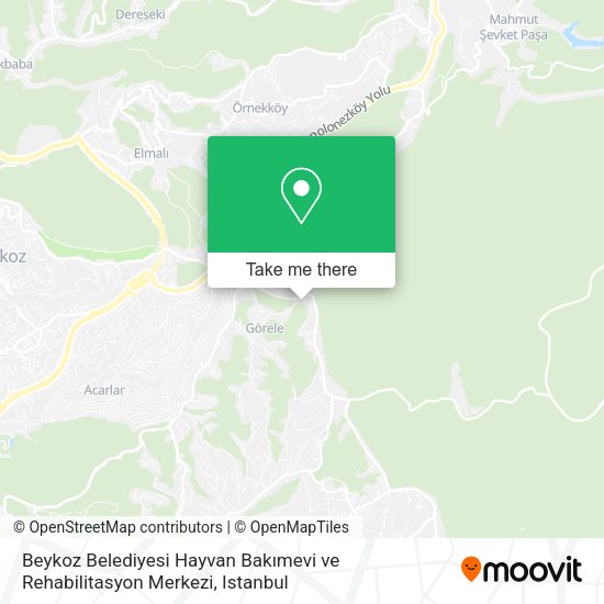 Beykoz Belediyesi Hayvan Bakımevi ve Rehabilitasyon Merkezi map