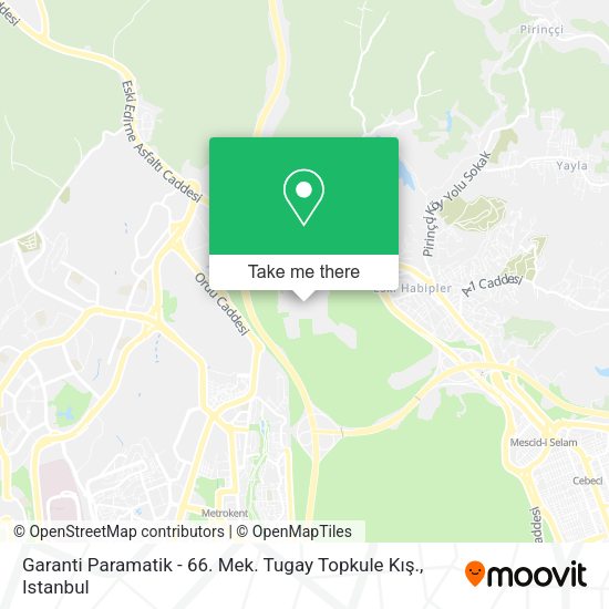 Garanti Paramatik - 66. Mek. Tugay Topkule Kış. map
